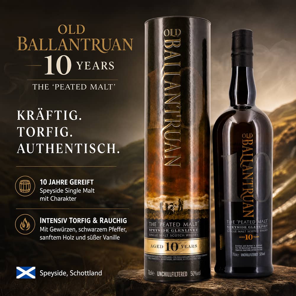 Tomintoul Old Ballantruan 10 Jahre 0,70 Liter/ 50.0% vol Produktbild