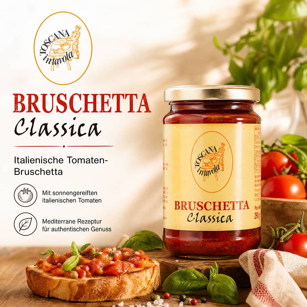 TOSCANA intavola Bruschetta Classica Tomaten Bruschetta 290 Gramm Produktbild