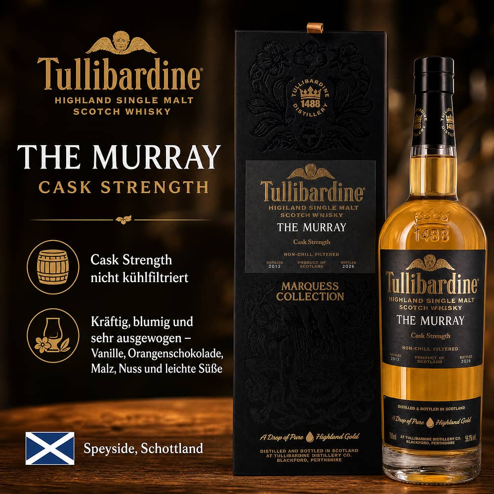 Tullibardine The Murray Cask Strength 0,70 Liter/ 56.1% vol Produktbild