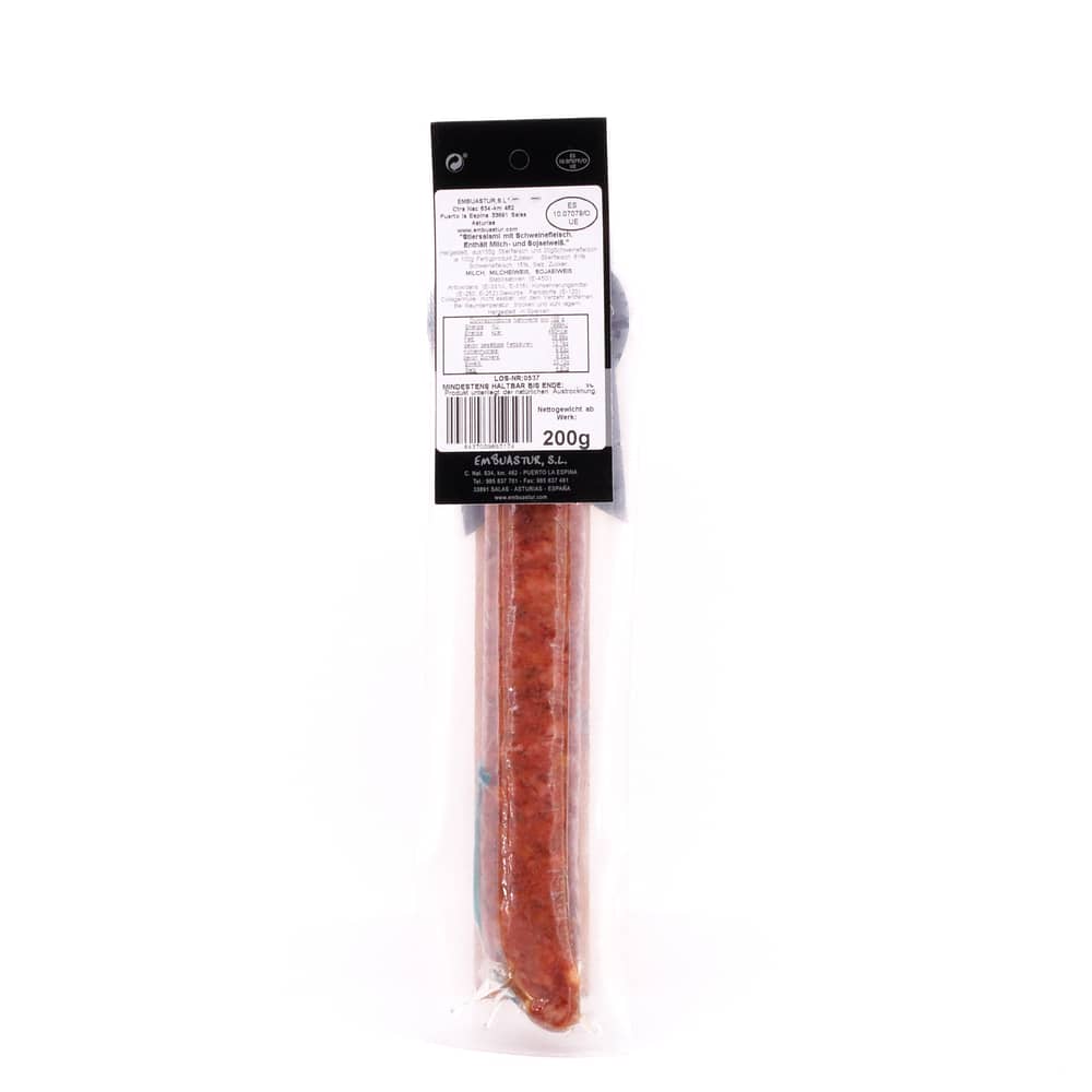 Embuastur Fuet de Toro Stiersalami 200 Gramm Produktbild