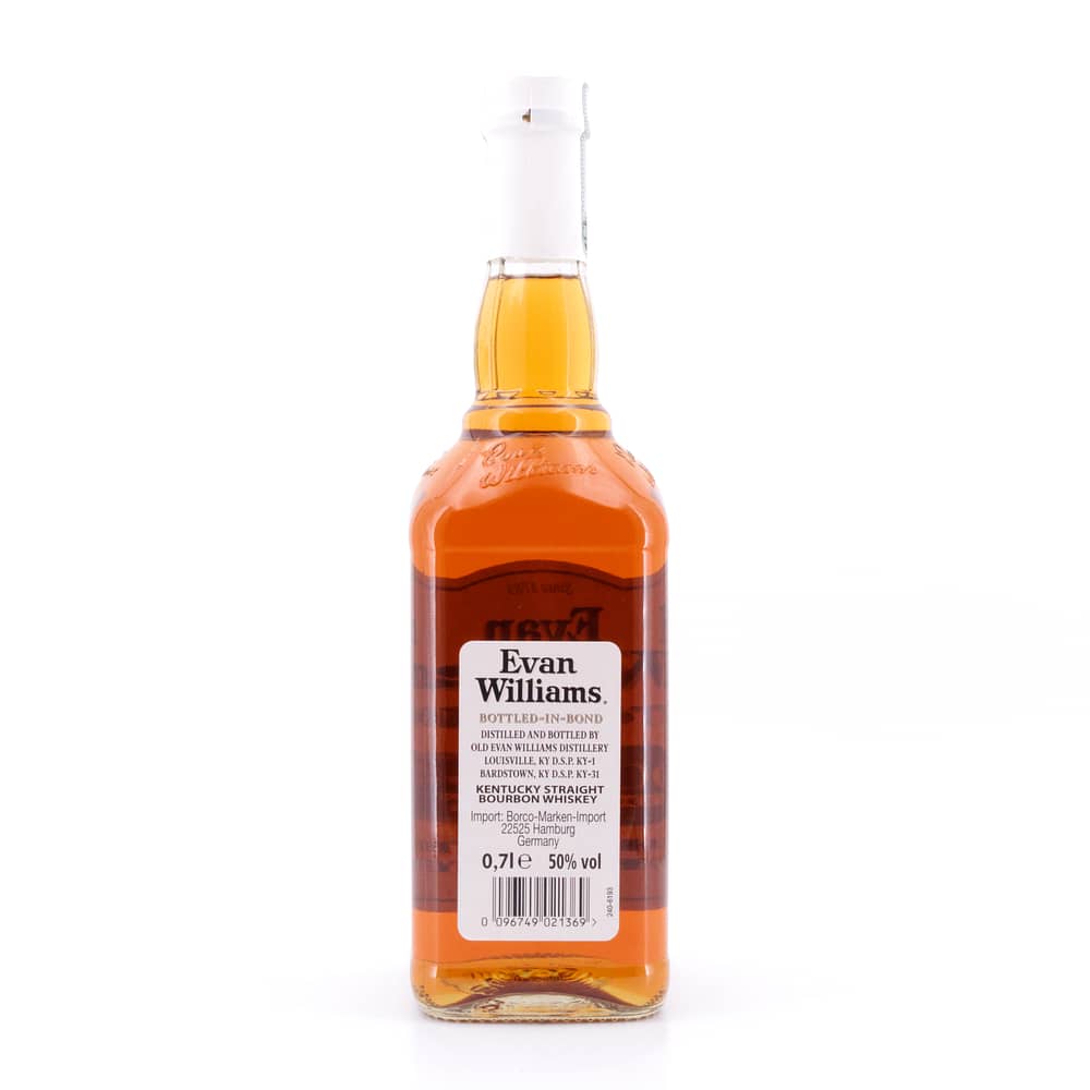 Evan Williams Bottled in Bond 100 Proof Kentucky Straight Bourbon Whiskey 0,70 Liter/ 50.0% vol Produktbild