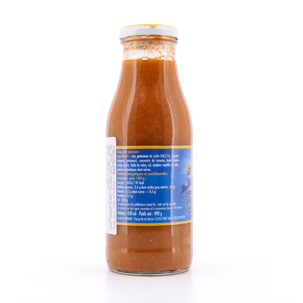 Ferrigno Fischsuppe (Les belles de Marseille) 0,450 Liter Produktbild