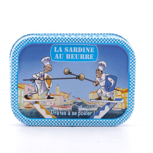 Ferrigno La Bonne Mer Sardinen mit Butter und Fleur de sel aus Camargue (zum Braten) 115g 115 Gramm Produktbild