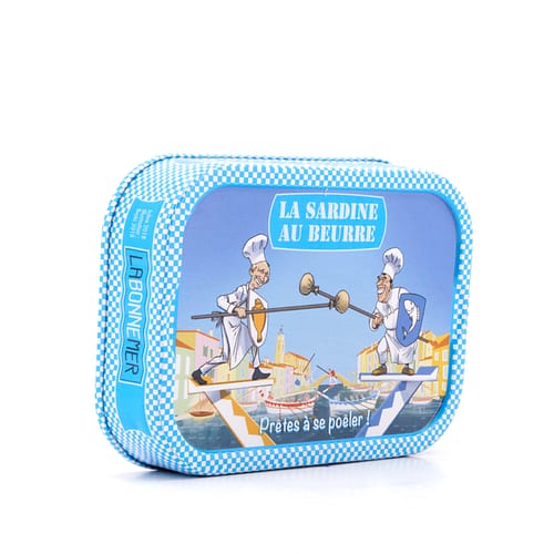 Ferrigno La Bonne Mer Sardinen mit Butter und Fleur de sel aus Camargue (zum Braten) 115g 115 Gramm Produktbild
