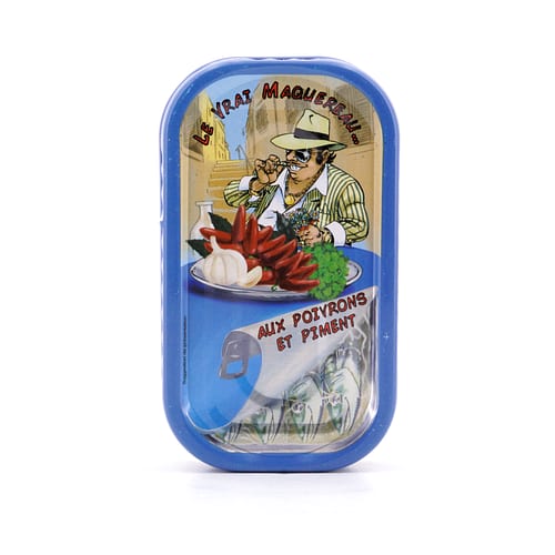 Ferrigno Makrelenfilet mit Paprika und Piment (Les belles de Marseille) 125g 78 Gramm Abtropfgewicht Produktbild