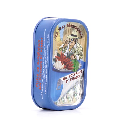 Ferrigno Makrelenfilet mit Paprika und Piment (Les belles de Marseille) 125g 78 Gramm Abtropfgewicht Produktbild