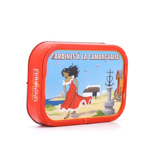 Ferrigno Sardinen Camarguaise 115g 65 Gramm Abtropfgewicht Produktbild