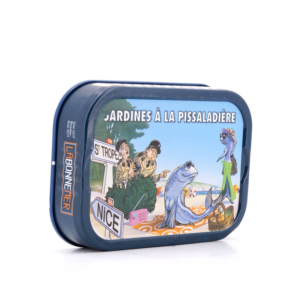 Ferrigno Sardinen Pissaladière 115g 65 Gramm Abtropfgewicht Produktbild