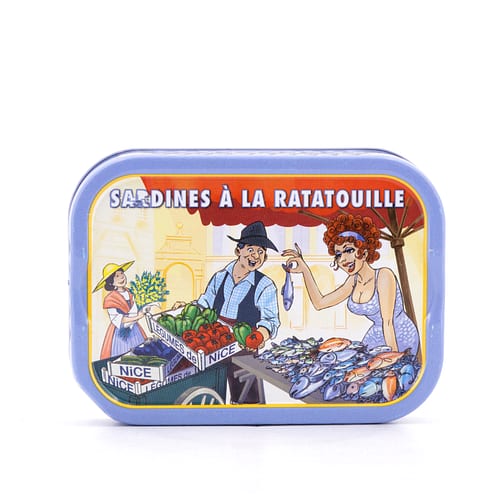 Ferrigno Sardinen Ratatouille 115g 65 Gramm Abtropfgewicht Produktbild
