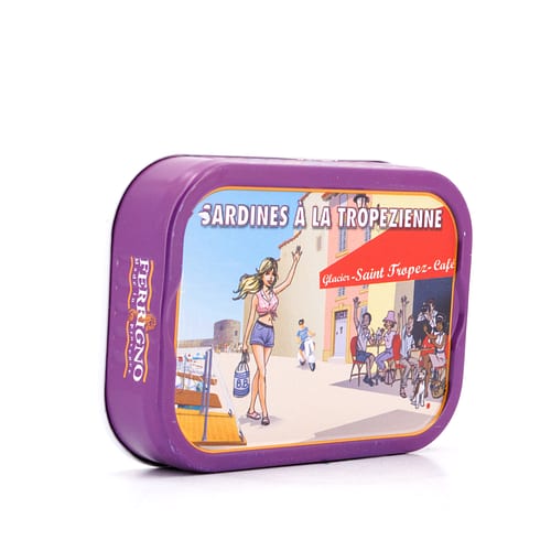 Ferrigno Sardinen Tropezienne 115g 75 Gramm Abtropfgewicht Produktbild