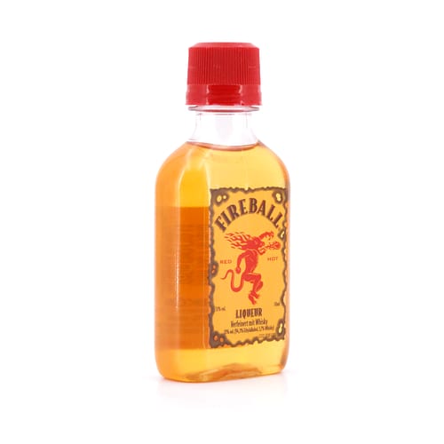 Fireball Cinnamon Whisky Liqueur Miniatur (PET-Flasche) 0,050 Liter/ 33.0% vol Produktbild
