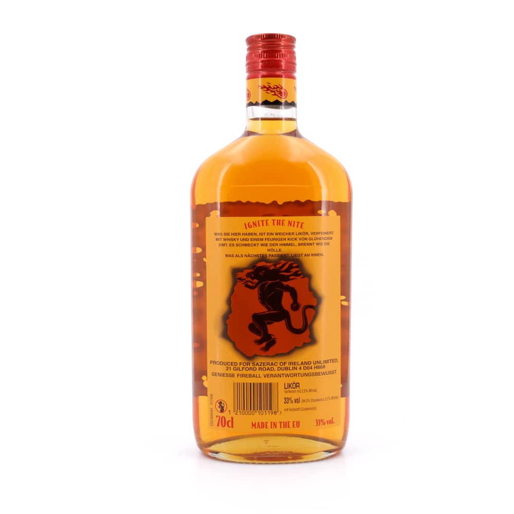 Fireball Cinnamon Whisky Liqueur 0,70 Liter/ 33.0% vol Produktbild
