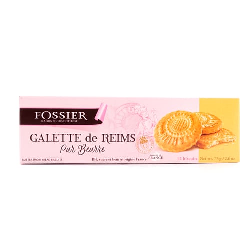 Fossier Galette De Reims Butter Biscuits 75 Gramm Produktbild