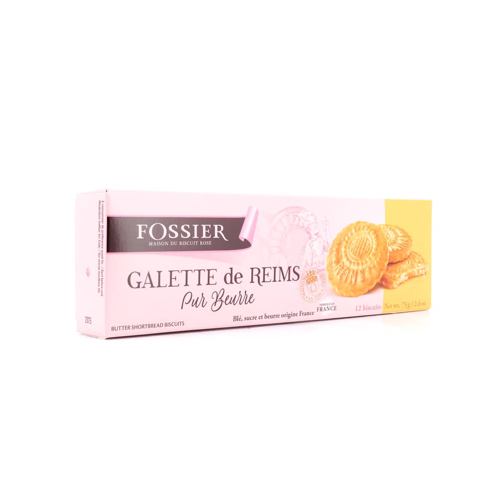 Fossier Galette De Reims Butter Biscuits 75 Gramm Produktbild