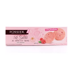 Fossier Le Sablé Au Biscuit Rose Rosa Buttersandgebäck mit Himbeer Produktbild