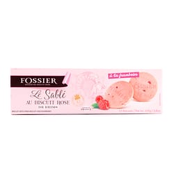 Fossier Le Sablé Au Biscuit Rose Rosa Buttersandgebäck mit Himbeer Produktbild