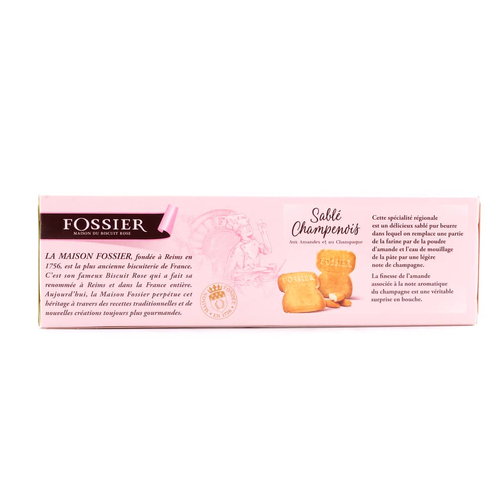 Fossier Sablé Champenois Buttersandgebäck Champagner Art 135 Gramm/ 2.0% vol Produktbild