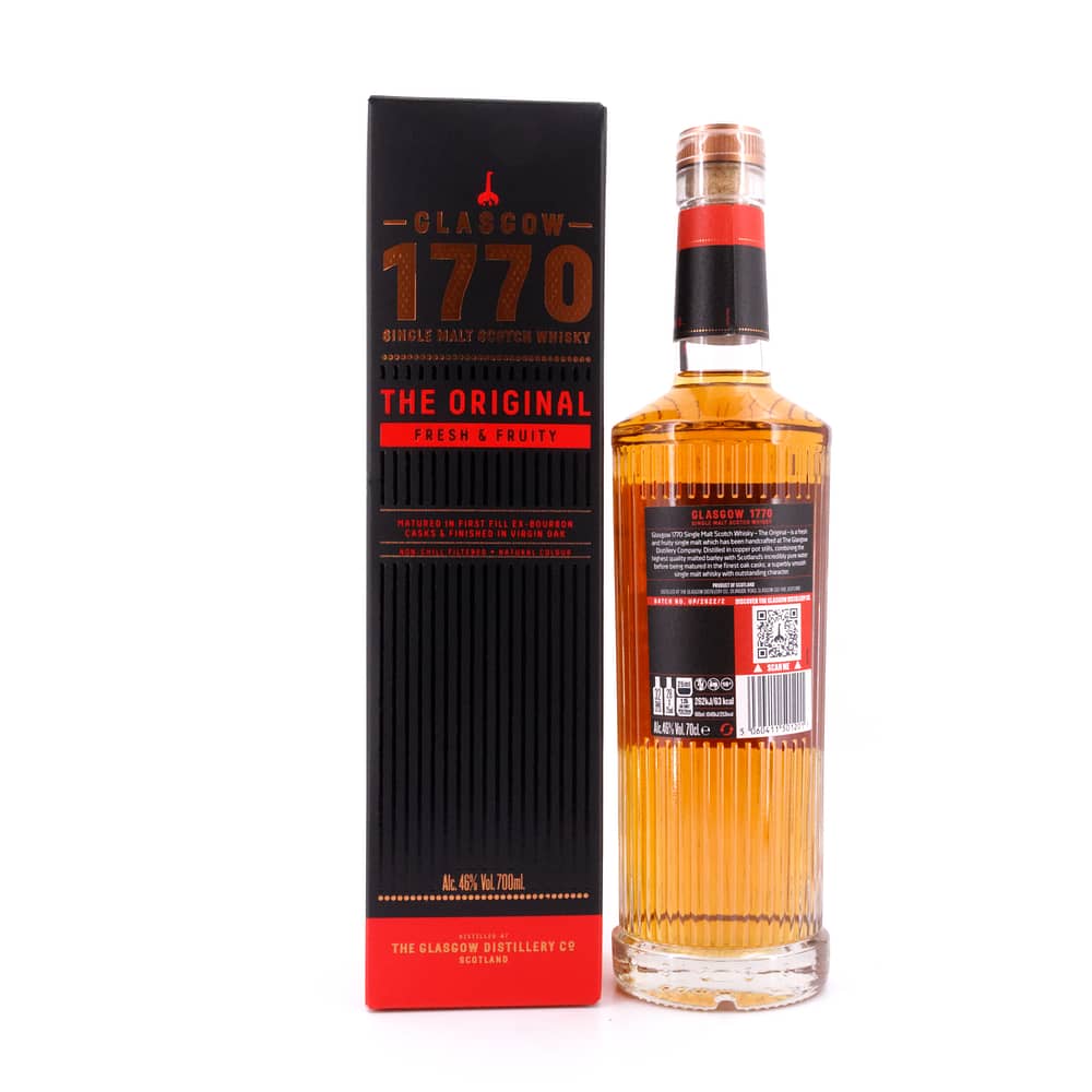 Glasgow Distillery 1770 Glasgow Single Malt The Original 0,70 Liter/ 46.0% vol Produktbild