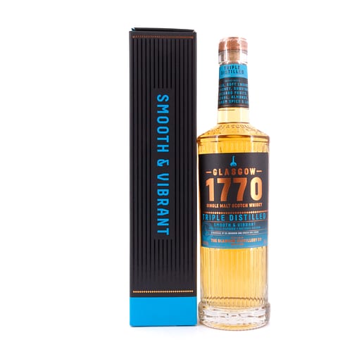 Glasgow Distillery 1770 Glasgow Single Malt Triple Distilled Smooth 0,70 Liter/ 46.0% vol Produktbild