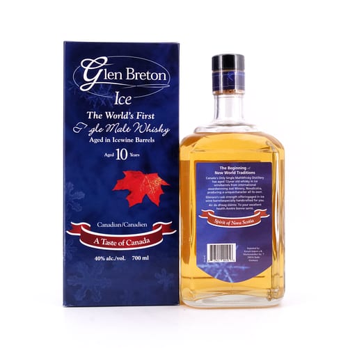 Glen Breton 10 Jahre aged in Icewine Barrels Single Malt Whisky 0,70 Liter/ 40.0% vol Produktbild