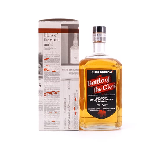 Glen Breton 15 Jahre Battle of the Glen Single Malt Whisky 0,70 Liter/ 43.0% vol Produktbild