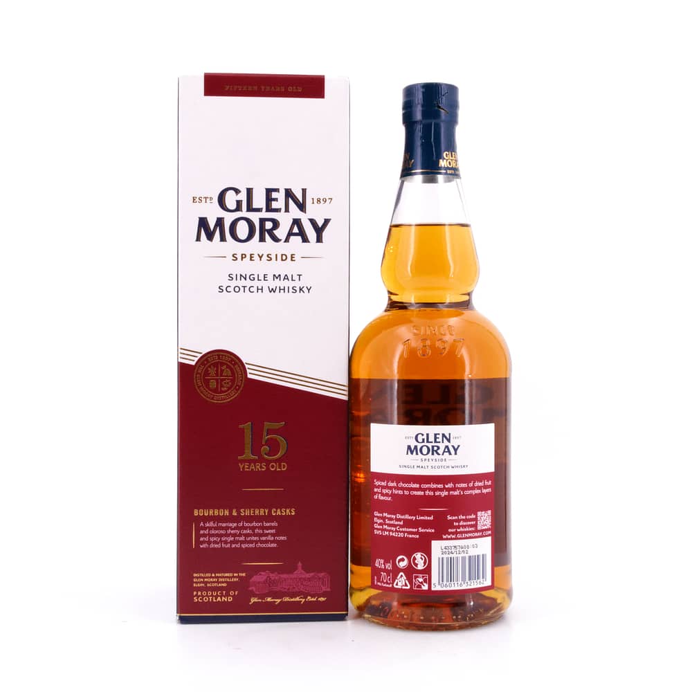 Glen Moray 15 Jahre 0,70 Liter/ 40.0% vol Produktbild