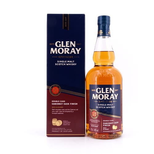 Glen Moray Cabernet Cask Finish 0,70 Liter/ 40.0% vol Produktbild