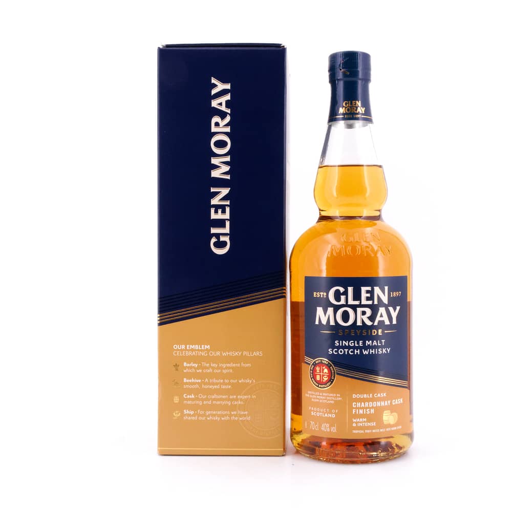 Glen Moray Elgin Classic Chardonnay Cask Finish 0,70 Liter/ 40.0% vol Produktbild