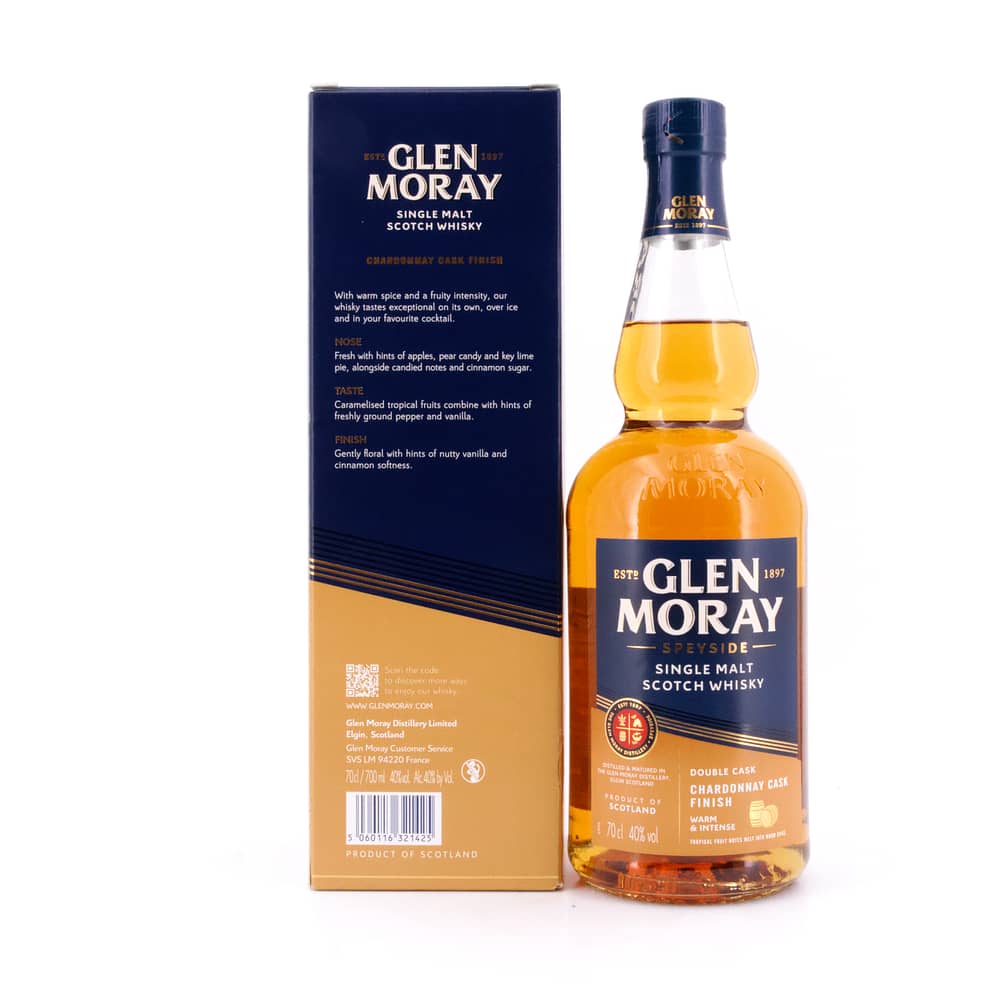 Glen Moray Elgin Classic Chardonnay Cask Finish 0,70 Liter/ 40.0% vol Produktbild