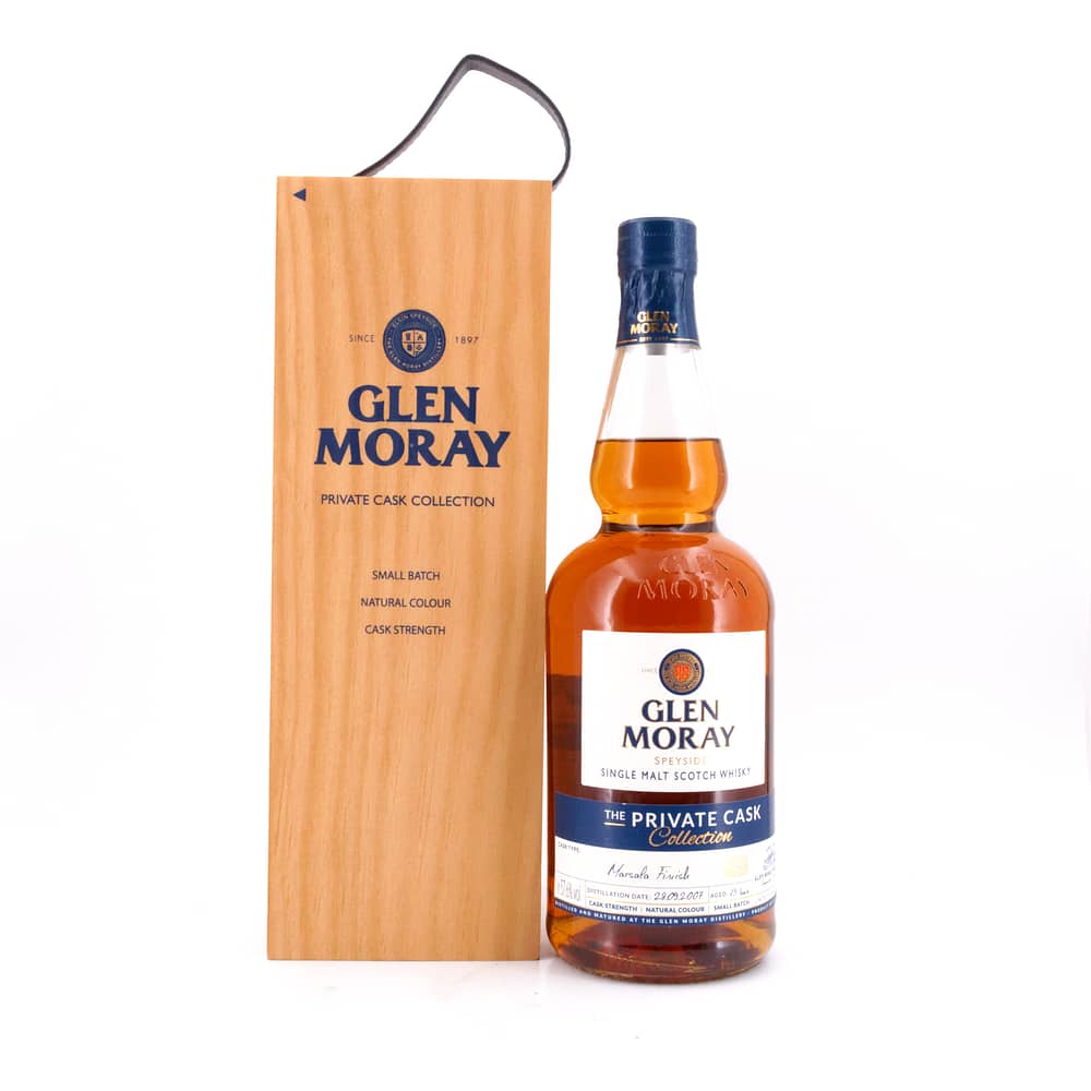 Glen Moray Private Cask Marsala Finish 15 Jahre Cask Strength 0,70 Liter/ 57.6% vol Produktbild