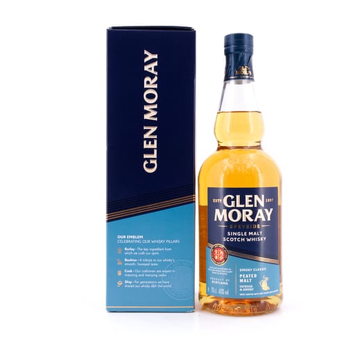 Glen Moray Peated 0,70 Liter/ 40.0% vol Produktbild