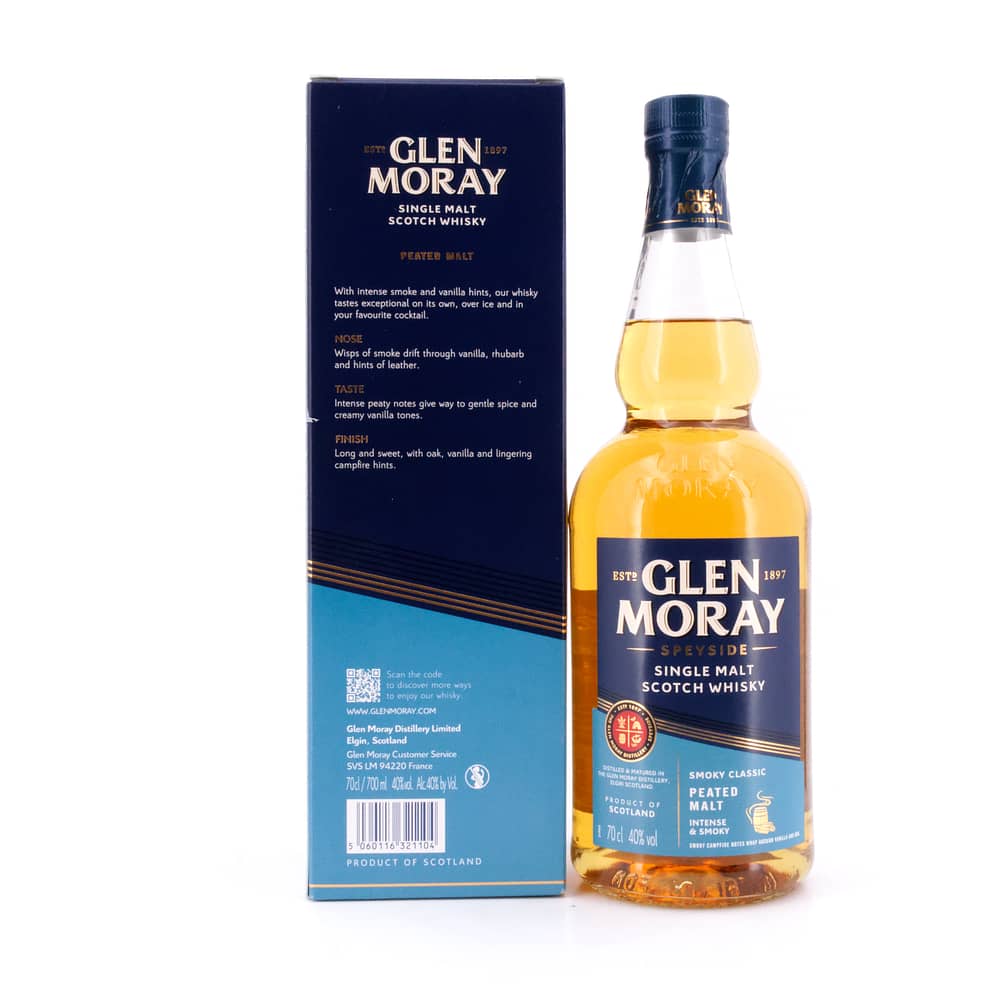 Glen Moray Peated 0,70 Liter/ 40.0% vol Produktbild