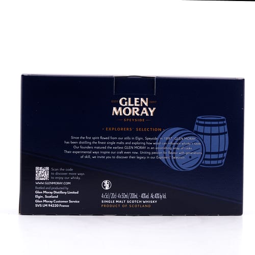Glen Moray Tasting Set Elgin Classic, Peated Malt, Port Cask Finish, Sherry Cask Finish je 0,05l 0,20 Liter/ 40.0% vol Produktbild