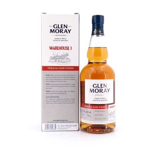 Glen Moray Warehouse 1 2014 Tequila Cask Finish Cask Strength 0,70 Liter/ 55.2% vol Produktbild