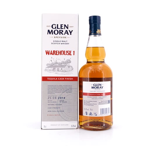 Glen Moray Warehouse 1 2014 Tequila Cask Finish Cask Strength 0,70 Liter/ 55.2% vol Produktbild