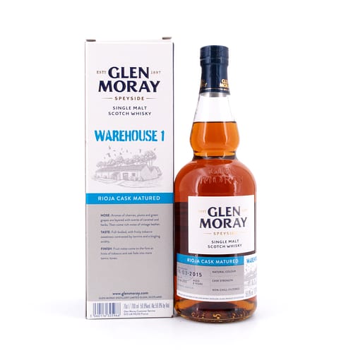 Glen Moray Warehouse 1 2015 Rioja Cask Matured 0,70 Liter/ 59.8% vol Produktbild