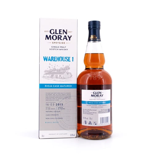 Glen Moray Warehouse 1 2015 Rioja Cask Matured 0,70 Liter/ 59.8% vol Produktbild