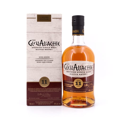 GlenAllachie 11 Jahre Premier Cru Classé Wine Finish 0,70 Liter/ 48.0% vol Produktbild