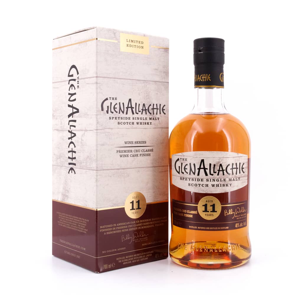 GlenAllachie 11 Jahre Premier Cru Classé Wine Finish 0,70 Liter/ 48.0% vol Produktbild
