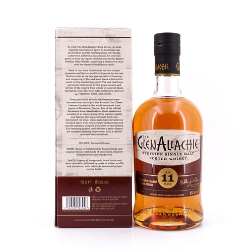 GlenAllachie 11 Jahre Premier Cru Classé Wine Finish 0,70 Liter/ 48.0% vol Produktbild
