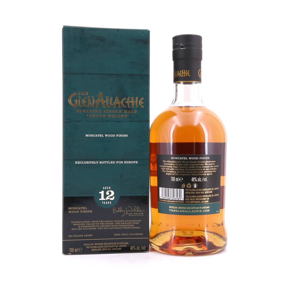 GlenAllachie 12 Jahre Moscatel Wood Finish 0,70 Liter/ 48.0% vol Produktbild