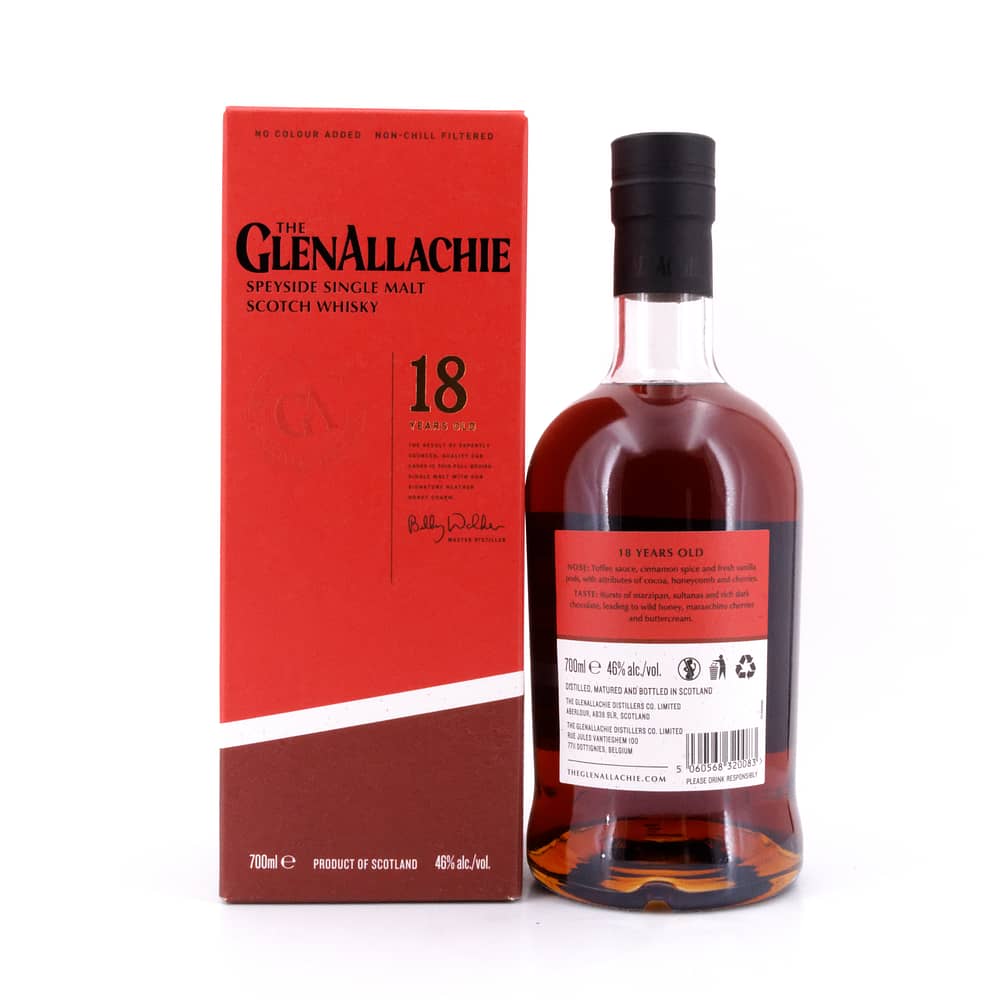 GlenAllachie 18 Jahre 0,70 Liter/ 46.0% vol Produktbild