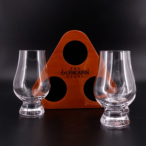 Glencairn Tasting-Set 1 lackiertes Holztablett mit 3 Stück Glencarin-Nosing-Glas 1 Stück Produktbild