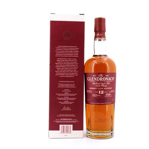 Glendronach 12 Jahre PX Oloroso Sherry Casks 0,70 Liter/ 43.0% vol Produktbild