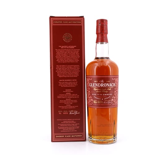Glendronach Ode to the Embers Sherry and Smoke 0,70 Liter/ 48.8% vol Produktbild
