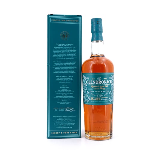 Glendronach Ode to the Valley Sherry & Ruby Port Casks 0,70 Liter/ 46.2% vol Produktbild