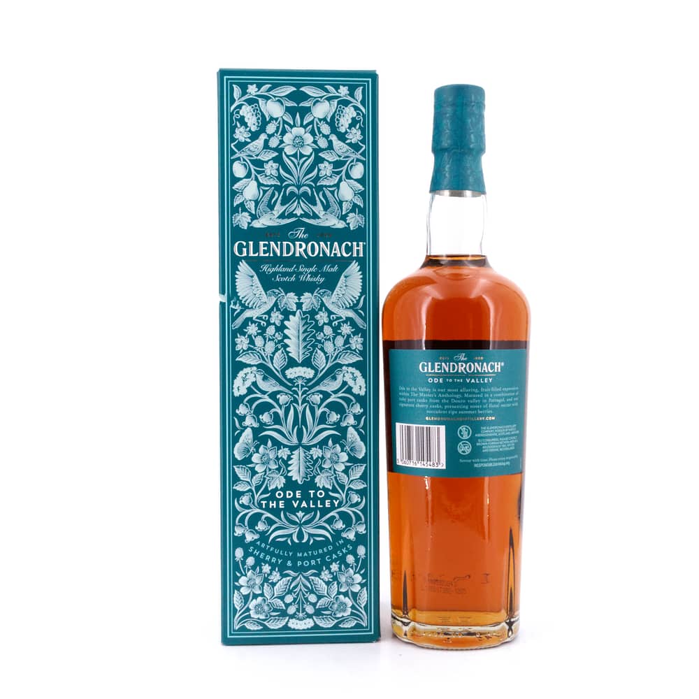 Glendronach Ode to the Valley Sherry & Ruby Port Casks 0,70 Liter/ 46.2% vol Produktbild