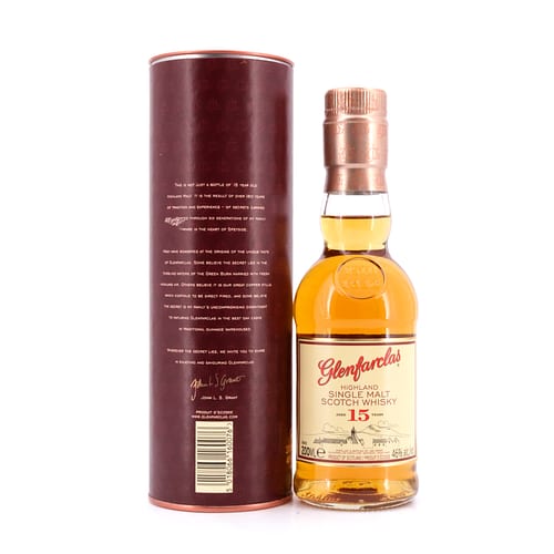 Glenfarclas 15 Jahre Midi 0,20 Liter/ 46.0% vol Produktbild