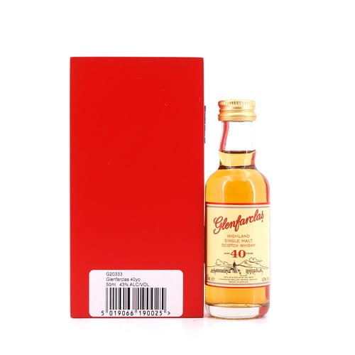 Glenfarclas 40 Jahre Miniatur 0,050 Liter/ 43.0% vol Produktbild