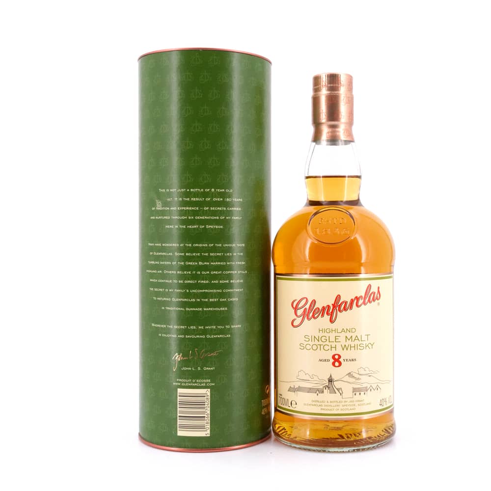 Glenfarclas 8 Jahre 0,70 Liter/ 40.0% vol Produktbild